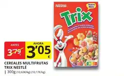 Supermercados MAS Trix Nestlé oferta