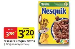 Supermercados MAS Cereales Nesquik Nestlé oferta