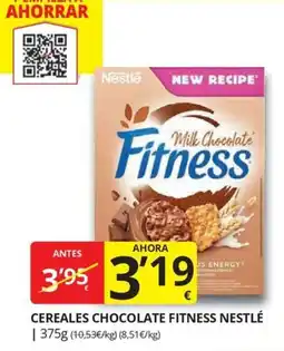 Supermercados MAS Cereales chocolate fitness nestlé oferta