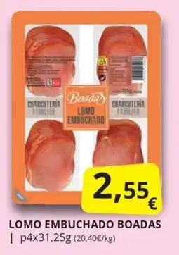 Supermercados MAS Boadas lomo embuchado oferta