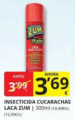 Supermercados MAS Laca zum insecticida cucarachas hormigas arañas oferta