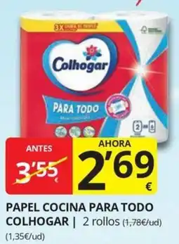 Supermercados MAS Colhogar papel cocina para todo oferta