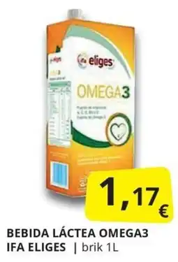 Supermercados MAS Ifa eliges bebida láctea omega3 oferta