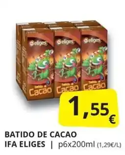 Supermercados MAS Ifa eliges batido de cacao oferta