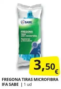 Supermercados MAS Ifa Sabe fregona tiras microfibra oferta