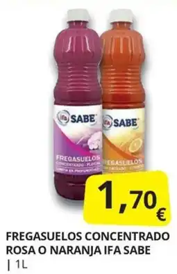 Supermercados MAS ifa sabe fregasuelos concentrado oferta
