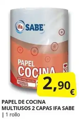 Supermercados MAS ifa sabe papel de cocina multiusos 2 capas oferta
