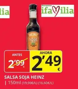 Supermercados MAS Salsa soja heinz oferta