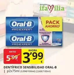 Supermercados MAS Dentífrico sensibilidad oral-b oferta