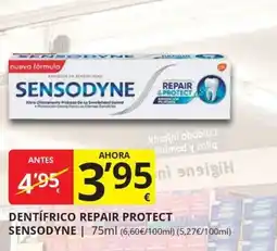 Supermercados MAS Sensodyne dentífrico repair protect oferta
