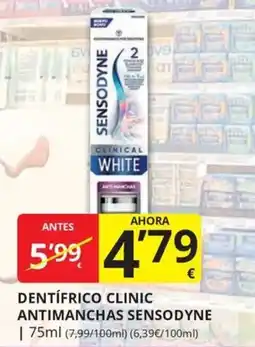 Supermercados MAS Sensodyne dentífrico clinic antimanchas oferta