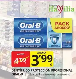 Supermercados MAS Oral-B dentífrico protección profesional oferta