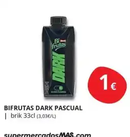 Supermercados MAS Bifrutas dark oferta