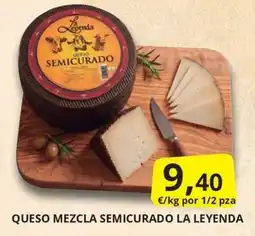 Supermercados MAS La Leyenda queso mezcla semicurado oferta