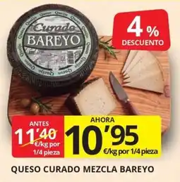 Supermercados MAS Queso Curado Mezcla Bareyo oferta