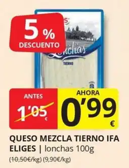 Supermercados MAS Eligés lonchas oferta