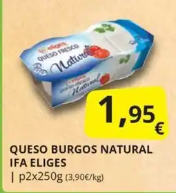Supermercados MAS ifa eliges queso burgos natural oferta