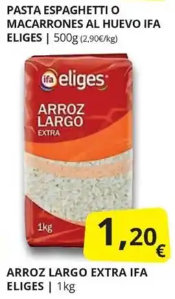 Supermercados MAS ifa eliges arroz largo extra oferta