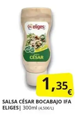 Supermercados MAS Eliges salsa césar oferta