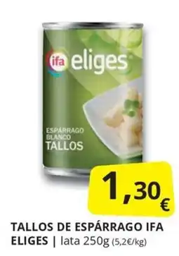 Supermercados MAS ifa eliges tallos de espárrago blanco oferta