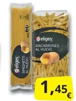 Supermercados MAS eliges spaghetti al huevo oferta