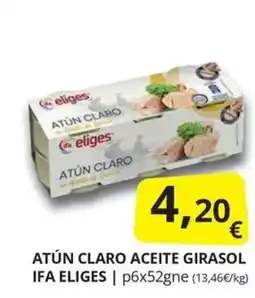 Supermercados MAS Eliges atún claro aceite girasol oferta