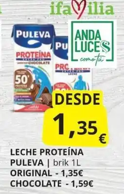 Supermercados MAS Puleva leche proteína oferta