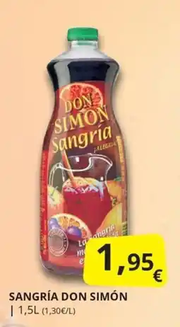 Supermercados MAS Sangría Don Simón oferta