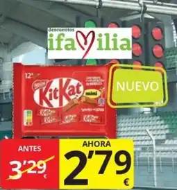 Supermercados MAS KitKat mini oferta