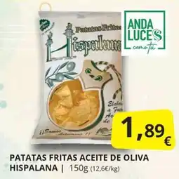 Supermercados MAS Hispalana patatas fritas aceite de oliva oferta