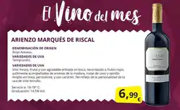 Supermercados MAS Arienzo Marqués de Riscal oferta