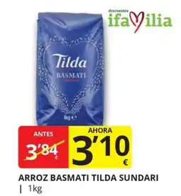 Supermercados MAS Arroz basmati tilda sundari oferta