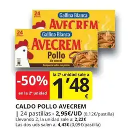 Supermercados MAS Gallina Blanca caldo pollo oferta