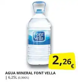Supermercados MAS Agua mineral font vella oferta