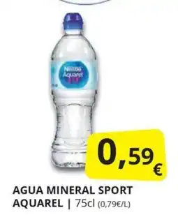 Supermercados MAS Nestlé Agua Mineral Sport Aquarel oferta