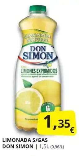 Supermercados MAS Don Simon limonada s/gas oferta