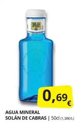 Supermercados MAS Agua mineral solán de cabras oferta