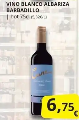 Supermercados MAS Barbadillo vino blanco albariza oferta