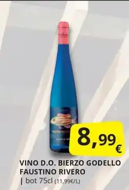 Supermercados MAS Faustino Rivero vino d.o. bierzo godello oferta