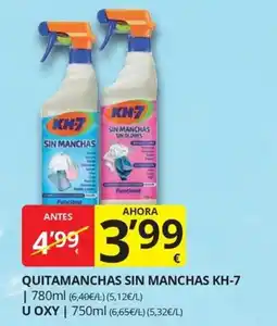 Supermercados MAS Quitamanchas sin manchas kh-7 oferta