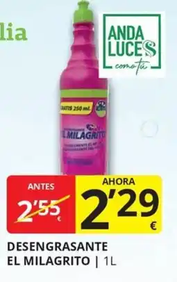 Supermercados MAS El Milagrito desengrasante oferta