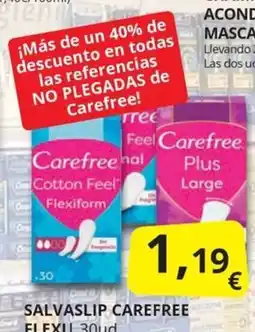 Supermercados MAS Carefree Cotton Feel Flexiform oferta