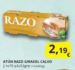 Supermercados MAS Razo atún en aceite vegetal oferta