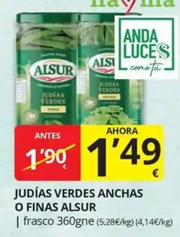 Supermercados MAS alsur judías verdes anchas o finas oferta