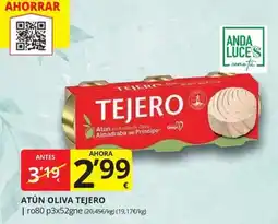 Supermercados MAS Tejero atún en aceite de oliva oferta