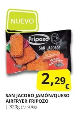 Supermercados MAS Fripozo san jacobos jamón/queso airfryer oferta