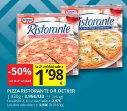 Supermercados MAS Dr.Oetker pizza ristorante oferta