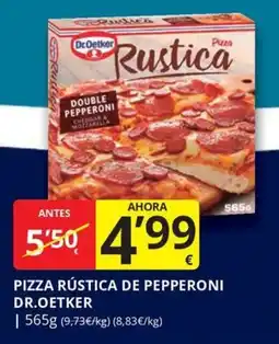 Supermercados MAS Dr.Oetker pizza rustica de pepperoni oferta