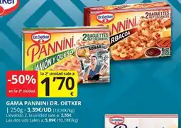 Supermercados MAS Dr. Oetker Pannini oferta