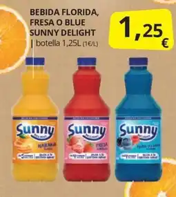 Supermercados MAS Sunny Delight bebida florida, fresa o blue oferta